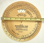 Vintage Proportional Scale Ps 80 C-thru Ruler Company Conversion. Fixed Price $10.49.
