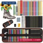 Heshengping Sketching Drawing Art KIT-50 Piece Set With 24 Color Pencils. Fixed Price $22.84.