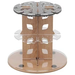 Hg Concepts Mezzo Dual Artist Brush Holder And Drying Rack - Rotating Woo.... Fixed Price $54.41.