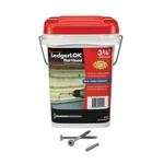 Fastenmaster Ledgerlok Flat Head Wood Screw Bucket Of 250-3-5/8". Fixed Price $216.98.