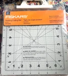 Fiskars Rotating Cutting Mat 8" X Self Healing Gray 1065501 New. Fixed Price $10.25.