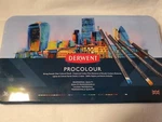 Derwent Procolour Pencils Drawing Art Metal Tin 36 Count. Fixed Price $73.00.