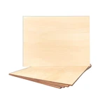 5 Pack Unfinished Basswood Sheet 12X16X3/16 Inch Thick Plywood Board Wooden R.... Fixed Price $36.63.