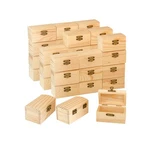 Cregugua 36 Pack Small Wooden Box Unfinished 3.5 2.1 1.9". Fixed Price $59.46.