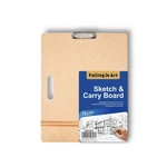 Falling Art Professional Sketch Board, Drawing Tote 13X17", Natural. Fixed Price $24.18.