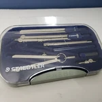 Staedtler Arco Italy Precision Math Drafting Compass Set W Case No. 559 09. Fixed Price $7.00.