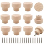 16PCS Knobs Flat Top Round Cabinet 1.39"(35MM) Unfinished Wooden D.... Fixed Price $22.39.