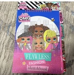 Lol Surprise Omg Flawless Fashion Sketchbook With Stickers, Stencils, Doll Bios. Fixed Price $20.00.