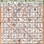 Stencils For Painting, 64PCS 3 Inch Crafts Reusable Rock Paintin.... Fixed Price $18.42.