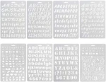 8PCS Plastic Stencil, Alphabet Stencils Lettering Number White. Fixed Price $8.91.
