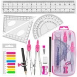 Akuoly Maths Compasses Full Starter Geometry Kit With 2 Drafting Pr.... Fixed Price $16.97.