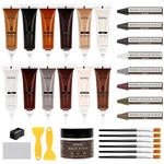 Dewel Wood Furniture Repair Kit, 31 Pcs Scratch Filler, Wax Stick.... Fixed Price $25.16.