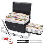 Banral 262 Colors Dual Tip Alcohol Markers, Twin Sketch Art Set. Fixed Price $65.98.