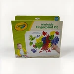 Crayola Washable Fingerpaint Kit 12+ Months 4 Squeeze Tubes 10 Paper Sheets. Fixed Price $11.95.