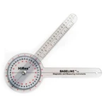 Baseline 12-1001HR Plastic Hires 360 Degree Isom Goniometer, 8" Length,clear. Fixed Price $24.20.