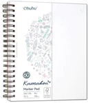 Ohuhu Double-sided Marker Pad Art Sketchbook Bleedproof 7" X 10 , Cool White. Fixed Price $30.29.