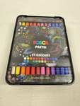 Posca 24 Pack Multicolor Wax Pastels Smooth Drawing Art Markers Set. Fixed Price $45.00.