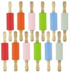 12 Pack Mini Small Rolling Pin For Kids, 9 Inch Wooden Handle. Fixed Price $36.19.