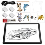 Kobaiban A4 Light Pad With Clips, Ultra-thin Led Board For Black. Fixed Price $26.11.