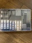 Four Candies 25PCS Mechanical Pencil Set With Case, 3PCS Metal Artist Lead. Fixed Price $24.00.