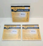 3 Pkgs! Aunt Martha's 7.25 By Inch Tracing Paper, Sheet Ea, 150 Total!. Fixed Price $13.99.