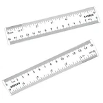 Plastic Rulers, 2PCS Straight Ruler, Measuring Tool For Student Schoo.... Fixed Price $12.22.