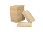 36 Pieces Unifinished Wooden Cutouts For CRAFTS,2.5 X 3.5 Inches Regtangle Sh.... Fixed Price $25.04.