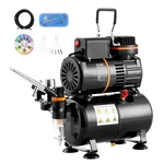 Vevor Airbrush Kit Dual Fan Tank Compressor System With 3.5L. Fixed Price $109.99.