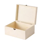 Pack Large Unfinished Wooden Box With Locking Clasp 9.2X6.9X4.5 IN-8.2X5..... Fixed Price $31.51.