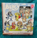 Nib Horizon Group Bluey Cartoon Window Kit, 18 Projects, 2 Jumbo Suncatchers. Fixed Price $19.99.