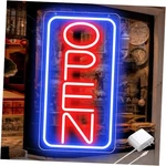 16.5" X 9" Led Neon Open Signs Inch With 12V Ac Adapter Blue/red-vertical. Fixed Price $57.20.