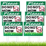 Soaoo 6 Pcs Please Do Not Mow Sign With Metal Stake 12 X 9 Inches Ma.... Fixed Price $31.67.