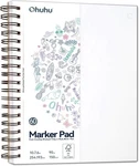 Ohuhu Double-sided Marker Pad Art Sketchbook Bleedproof 7X10, Cool White. Fixed Price $30.29.