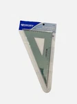 Westcott KT-80. Plastic Calibrated Triangle 30 /60 /10 Beveled Edge Smoke Clear. Fixed Price $7.54.