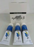 3PK Daler Rowney System Original Acrylic Paint 75 Ml Each Ultramarine Blue. Fixed Price $12.70.