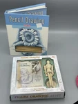 Figure Drawing Gift Set Book With Fully Posable Manikin And Pencil Kit. Fixed Price $21.00.