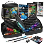 Popyola 136 Pack Colored Pencils Set With Portable Case, Art Supplies 120 Black. Fixed Price $45.37.