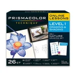 Prismacolor Technique, Art Supplies And Digital Lessons, Nature Drawing Set,. Fixed Price $43.43.