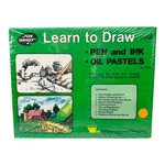 Vintage Jon Gnagy Learn To Draw Kit Sealed Pen Ink Oil Pastels Weber Art Set Nos. Fixed Price $49.99.