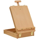 Tabletop Art Easel For Painting, Premium Wooden Sketchbox, Portable Desktop P.... Fixed Price $45.41.