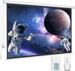 Motorized Projector Screen - 16:9 4K 3D Hd 100 Inch Electric. Fixed Price $161.16.