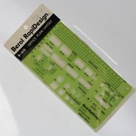 Berol Rapidesign R-610 Office Plan Layout Architectural Drafting Template. Fixed Price $8.99.