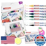 Edding Start Easy Set - Acrylic Paint Pens Waterproof Fine And Medium Incl.. Fixed Price $46.10.