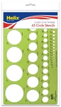 Helix - Combo Circle Plastic Drawing Template Essential Drafting Tool For P.... Fixed Price $16.18.