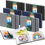 Mooliwe 6 Pcs Watercolor Sketchbook Journal Small Paper Bu.... Fixed Price $53.55.