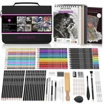 Hiforny 100 Pcs Drawing & Sketching Set, Professional Art Supplies With Graph.... Fixed Price $38.31.