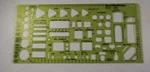 Berol Rapidesign Template Abc Architectural 1/4" Scale R-22 Bathroom. Fixed Price $22.48.