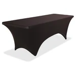 Iceberg 16531 Spandex Fabric Rectangular Table Cover, 8', Black, For Wedding .... Fixed Price $33.88.