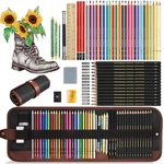 Heshengping Sketching Drawing Art Pencil KIT-50 Piece Set With 24 Color Penci.... Fixed Price $23.72.