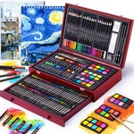 Cool Bank 145 Piece Deluxe Art Set 2 50 Sheet Drawing Pad Supplies Wooden. Fixed Price $32.65.